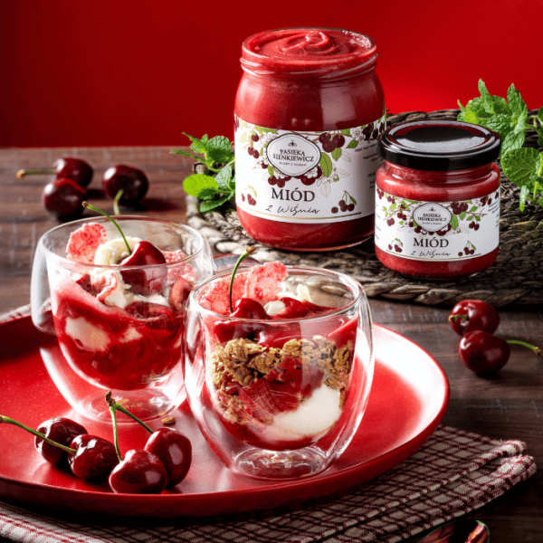 Miód z wiśnią