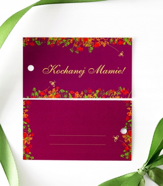 Bilecik, zawieszka z wstążką na dzień Mamy