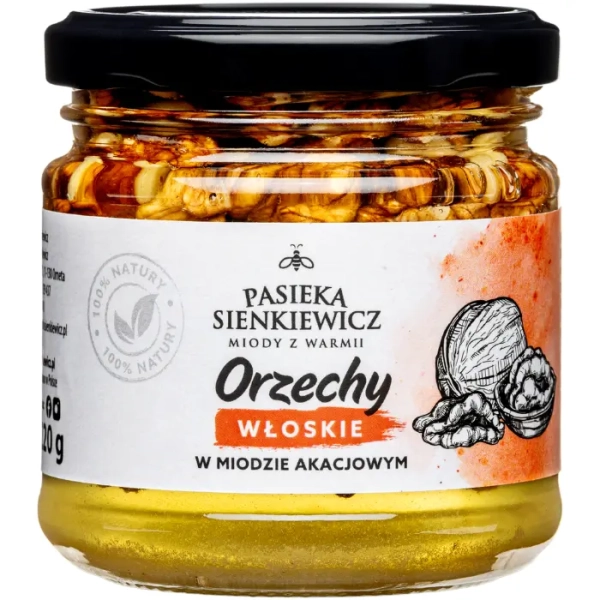 Orzechy włoskie w miodzie 220g