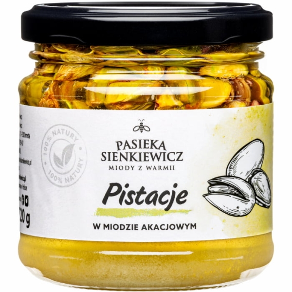 Pistacje w miodzie 220g