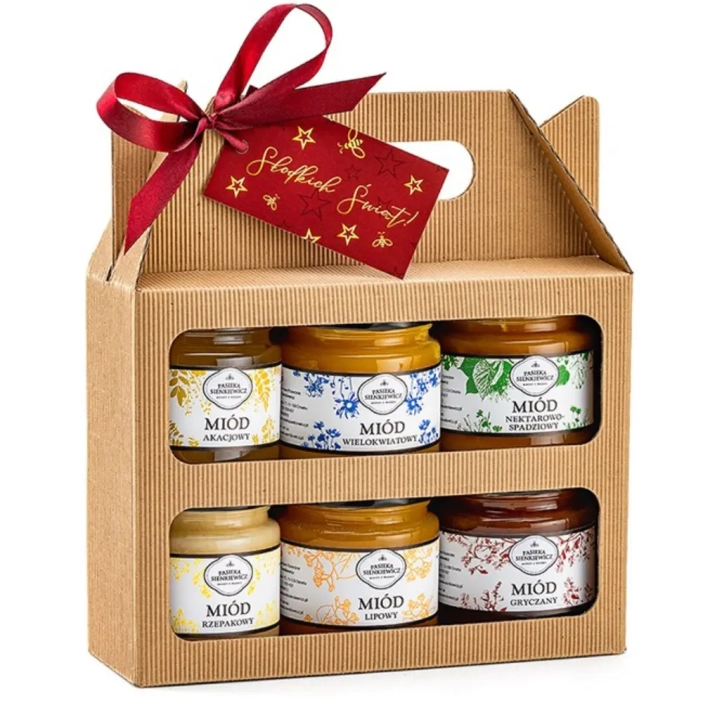 Zestaw-miodow-w-kartoniku-na-prezent-6x250g