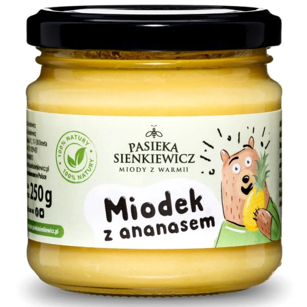 Miodek z ananasem 250g