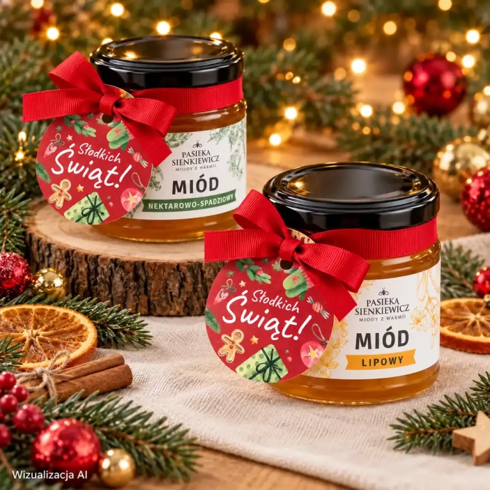 miody-prezent-swiateczny-na-drewnie-pasieka-sienkiewicz-wizualizacja-ai.webp