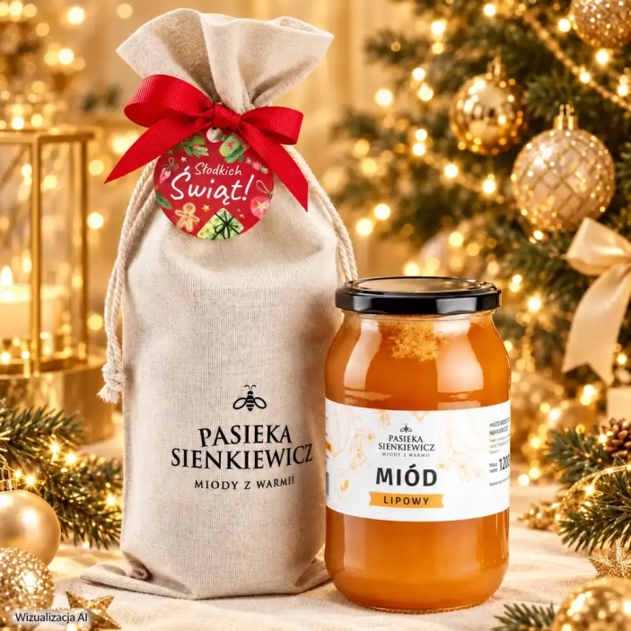 miod-lipowy-w-worku-zlote-swieta-1-pasieka-sienkiewicz-wizualizacja-ai.webp