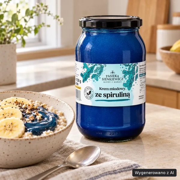 Miód ze spiruliną