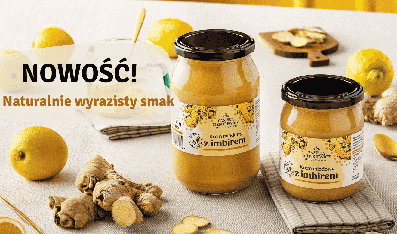 MIÓD Z IMBIREM pasiekasienkiewicz.pl